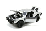 Roman's Chevrolet Camaro Z/28 Silver "Fast & Furious 7" Movie 1/24 Diecast Model Car by Jada image 3