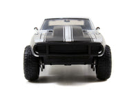 Roman's Chevrolet Camaro Z/28 Silver "Fast & Furious 7" Movie 1/24 Diecast Model Car by Jada image 5