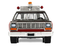 1983 Dodge Ram D-100 Royal SE Tow Truck with Drop-In Tow Hook "Hobby Shop Auto Mechanic" Brown and Red with Work Lights "The Hobby Shop" Series 17 1/64 Diecast Model Car by Greenlight image 4
