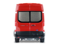 GreenLight 1:64 2019 Ford Transit high-roof van, red Hobby Shop Mobile Mechanic, with car jack and battery — item 97170E
