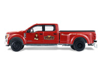 2022 Ford F-450 Dually Pickup Truck "Hobby Shop Auto Mechanic" Red with Mechanic Figure "The Hobby Shop" Series 17 1/64 Diecast Model Car by Greenlight image 2
