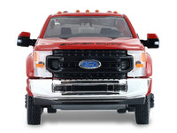 2022 Ford F-450 Dually Pickup Truck "Hobby Shop Auto Mechanic" Red with Mechanic Figure "The Hobby Shop" Series 17 1/64 Diecast Model Car by Greenlight image 4