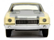 Chevrolet Monte Carlo Cream with Silver Hood and Top "The Fast and the Furious: Tokyo Drift" (2006) Movie "Fast & Furious" Series 1/32 Diecast Model Car by Jada image 4