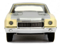 Chevrolet Monte Carlo Cream with Silver Hood and Top "The Fast and the Furious: Tokyo Drift" (2006) Movie "Fast & Furious" Series 1/32 Diecast Model Car by Jada image 4