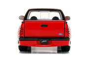 Ford F-150 SVT Lightning Pickup Truck Red "The Fast and the Furious" (2001) Movie "25 Years of Fast & Furious" Series 1/24 Diecast Model Car by Jada image 4