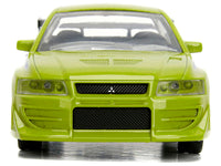 Brian's Mitsubishi Lancer Evolution VII Green "Fast & Furious" Movie 1/32 Diecast Model Car by Jada image 3