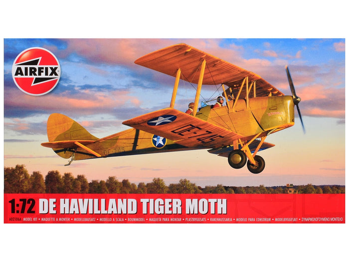 Level 2 Model Kit De Havilland Tiger Moth Aircraft with 2 Scheme Options 1/72 Plastic Model Kit by Airfix image 5