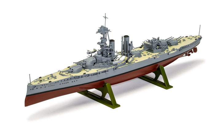 Level 3 Model Kit HMS Iron Duke Frigate "Vintage Classics" Series 1/600 Plastic Model Kit by Airfix image 2