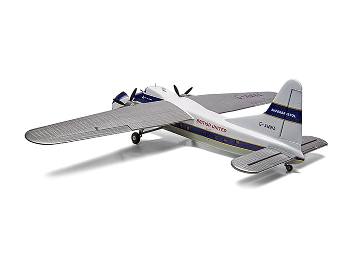 Level 2 Model Kit Bristol Superfreighter Freighter Aircraft "British United Air Ferries (BUAF)" 1/72 Plastic Model Kit by Airfix image 2
