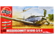 Level 2 Model Kit Messerschmitt Bf109E-3/E-4 Fighter Aircraft with 3 Scheme Options 1/48 Plastic Model Kit by Airfix image 3