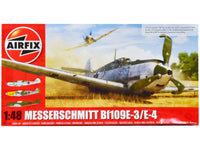 Level 2 Model Kit Messerschmitt Bf109E-3/E-4 Fighter Aircraft with 3 Scheme Options 1/48 Plastic Model Kit by Airfix image 3