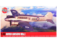 Level 3 Model Kit Avro Anson Mk.I Aircraft with 3 Scheme Options 1/48 Plastic Model Kit by Airfix image 5