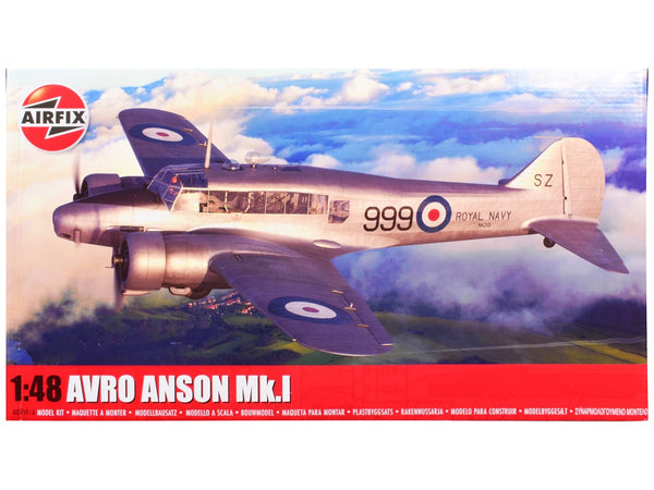 Level 3 Model Kit Avro Anson Mk.I Aircraft with 3 Scheme Options 1/48 Plastic Model Kit by Airfix image 5