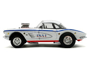 1961 Chevrolet Corvette Grand Sport Gasser "USA-1" White with Blue and Red Stripes Limited Edition to 362 pieces Worldwide 1/18 Diecast Model Car by ACME image 4