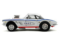 1961 Chevrolet Corvette Grand Sport Gasser "USA-1" White with Blue and Red Stripes Limited Edition to 362 pieces Worldwide 1/18 Diecast Model Car by ACME image 4