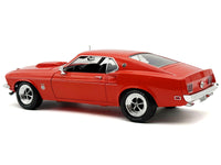 1969 Ford Mustang Limited Edition 600 Flower Power Red Limited Edition to 300 pieces Worldwide 1/18 Diecast Model Car by ACME image 5