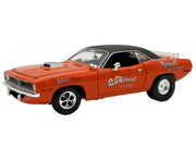 1970 Plymouth HEMI Cuda "Sun Kissed Cuda - Sox & Martin" Vitamin C Orange with Black Vinyl Top Limited Edition to 444 pieces Worldwide 1/18 Diecast Model Car by ACME image 2
