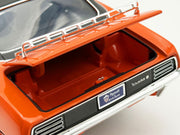 1970 Plymouth HEMI Cuda "Sun Kissed Cuda - Sox & Martin" Vitamin C Orange with Black Vinyl Top Limited Edition to 444 pieces Worldwide 1/18 Diecast Model Car by ACME image 5
