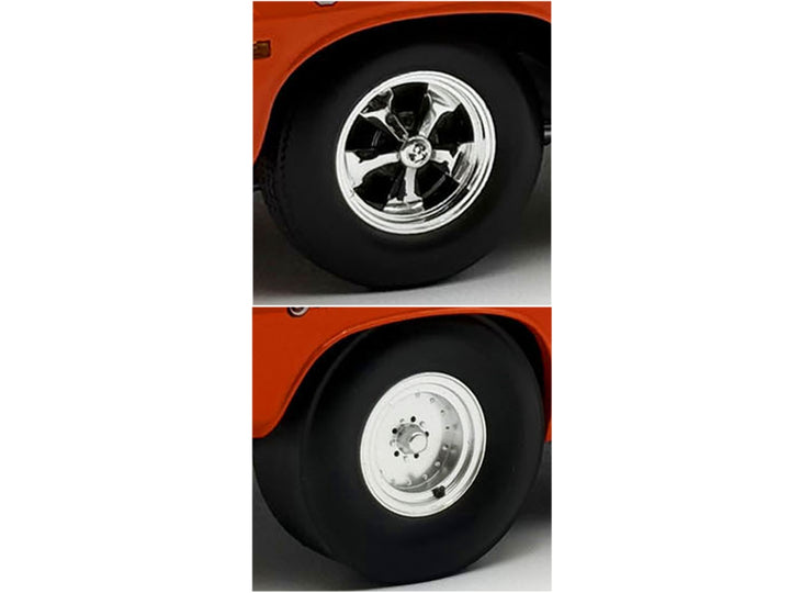 "Centerline/Keystone" Wheel and Tire Set of 4 pieces from 1970 Plymouth HEMI Cuda for 1/18 Scale Models by ACME image 2