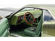 1970 Plymouth AAR Cuda Ivy Green Metallic with Black Stripes and Green Interior Limited Edition to 576 pieces Worldwide 1/18 Diecast Model Car by ACME image 2
