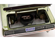1970 Plymouth AAR Cuda Ivy Green Metallic with Black Stripes and Green Interior Limited Edition to 576 pieces Worldwide 1/18 Diecast Model Car by ACME image 3