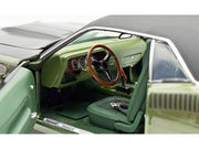 1970 Plymouth AAR Cuda Ivy Green Metallic with Black Stripes and Black Vinyl Top with Green Interior Limited Edition to 448 pieces Worldwide 1/18 Diecast Model Car by ACME image 3