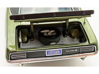 1970 Plymouth AAR Cuda Ivy Green Metallic with Black Stripes and Black Vinyl Top with Green Interior Limited Edition to 448 pieces Worldwide 1/18 Diecast Model Car by ACME image 4