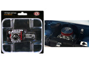 Small Block 350 Engine and Transmission Replica from "1967 Chevrolet K-10 Pickup Truck" 1/18 Model by ACME