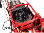 Winged Sprint Car #104+ Jeff Swindell "Octane Boost" Red with Graphics "National Sprint Car Hall of Fame" 1/18 Diecast Model Car by ACME image 3