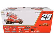 Winged Sprint Car #29 Bud Kaeding "Missile Motorsports" BK Motorsports (2024) 1/18 Diecast Model Car by ACME image 2