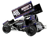 Winged Sprint Car #48 Danny Dietrich "Weikert's Livestock - Speedway Cars" Gary Kauffman Racing (2025) 1/18 Diecast Model Car by ACME image 4