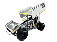 Winged Sprint Car #35 Jamie Veal "SWI Earthworks" White (2025) 1/18 Diecast Model Car by ACME image 2