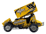 Winged Sprint Car #19 Brent Marks "Fenton Marks Racing" (2026) 1/18 Diecast Model Car by ACME image 3