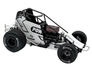 Winged Sprint Car #87 Aaron Reutzel "Power Plus" White (2026) 1/18 Diecast Model Car by ACME image 3