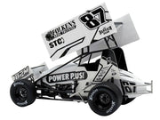 Winged Sprint Car #87 Aaron Reutzel "Power Plus" White (2026) 1/18 Diecast Model Car by ACME image 5