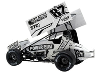 Winged Sprint Car #87 Aaron Reutzel "Power Plus" White (2026) 1/18 Diecast Model Car by ACME image 5