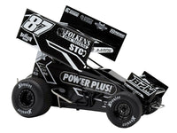 Winged Sprint Car #87 Aaron Reutzel "Power Plus" Black (2026) 1/18 Diecast Model Car by ACME image 2