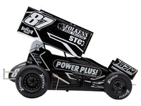 Winged Sprint Car #87 Aaron Reutzel "Power Plus" Black (2026) 1/18 Diecast Model Car by ACME image 4