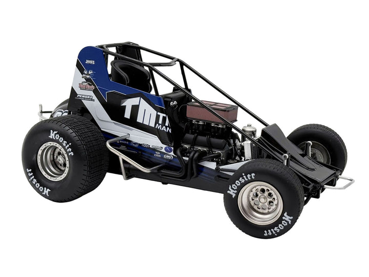 Winged Sprint Car #23 Chase Dietz "Treyco Manufacturing - Mountain Ridge Metals" (2026) 1/18 Diecast Model Car by ACME image 2