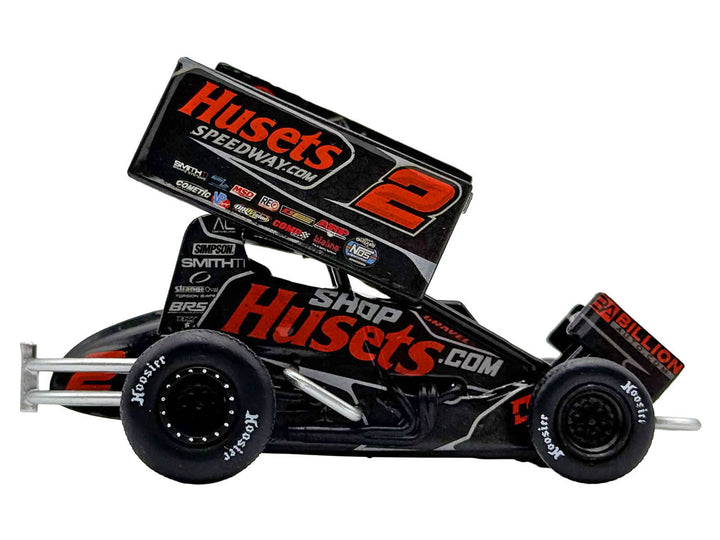 Winged Sprint Car #2 David Gravel "Husets Speedway - Big Game Motorsports" (2026) 1/50 Diecast Model Car by ACME image 2