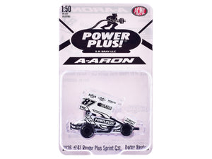 Winged Sprint Car #87 Aaron Reutzel "Power Plus" White (2026) 1/50 Diecast Model Car by ACME