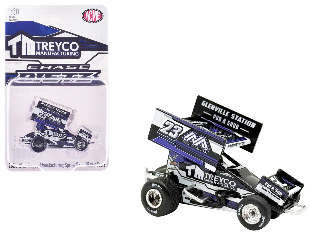 Winged Sprint Car #23 Chase Dietz "Treyco Manufacturing - Mountain Ridge Metals" (2026) 1/50 Diecast Model Car by ACME