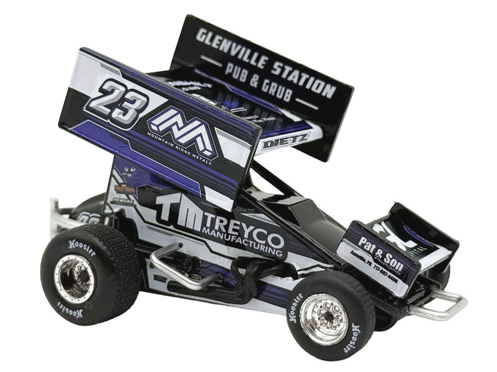 Winged Sprint Car #23 Chase Dietz "Treyco Manufacturing - Mountain Ridge Metals" (2026) 1/50 Diecast Model Car by ACME image 2