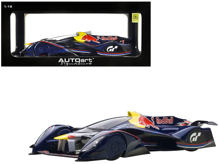 Red Bull X2014 Fan Car Red Bull Color Sebastian Vettel 1/18 Model Car by Autoart image 2