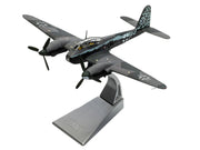 Messerschmitt Me 410A-1 Aircraft "U5+FE Lt. Rudolf Abrahamczik 14./KG.2 Laon-Athies Airfield France" (1943) German Luftwaffe "The Aviation Archive" Series 1/72 Diecast Model Car by Corgi image 2
