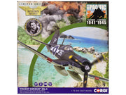 Vought Corsair Mk. II Fighter Aircraft "JT537 1836 Naval Air Squadron HMS Victorious Battle of Okinawa" (1945) British Royal Navy Fleet Air Arm "The Aviation Archive" Series 1/72 Diecast Model by Corgi image 3