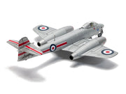 Gloster Meteor F.8 Aircraft "WH480/M Sqn Ldr John 'Dusty' Miller DFC No.41 Squadron Biggin Hill" (1951) Royal Air Force "The Aviation Archive" Series 1/72 Diecast Model Car by Corgi image 4