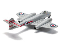 Gloster Meteor F.8 Aircraft "WH480/M Sqn Ldr John 'Dusty' Miller DFC No.41 Squadron Biggin Hill" (1951) Royal Air Force "The Aviation Archive" Series 1/72 Diecast Model Car by Corgi image 4