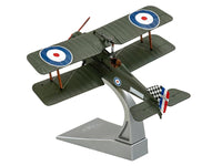 Royal Aircraft Factory SE5a Biplane Aircraft "D6864 Major Keith Logan Caldwell No. 74 Squadron Clairmarais South Aerodrome" (1918) Royal Air Force "The Aviation Archive" Series 1/48 Diecast Model by Corgi image 4