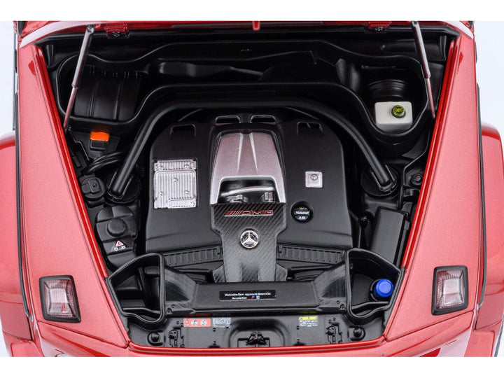 2019 Mercedes-Benz AMG G63 Cardinal Red Metallic 1/18 Model Car by Autoart image 2